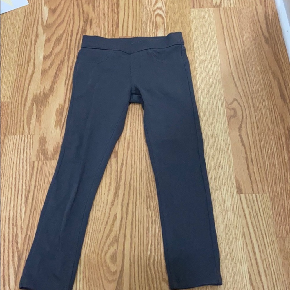 Girls sz6 Gymboree charcoal jeggings